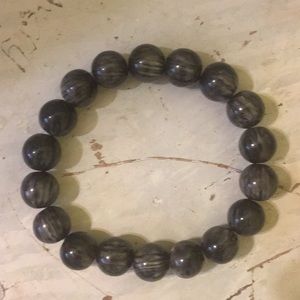 Gray marble bracelet